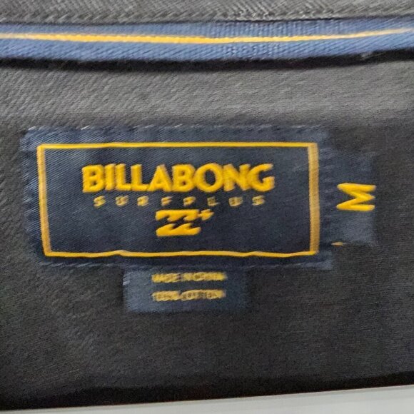 NWT Billabong Stealth Hudson Dark Gray Unisex Button Canvas Utility Jacket M - Picture 14 of 16